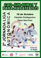 2ª Jornada Liga Autonómica PARA-KARATE CADETE, JUNIOR Y SUB-21 2025